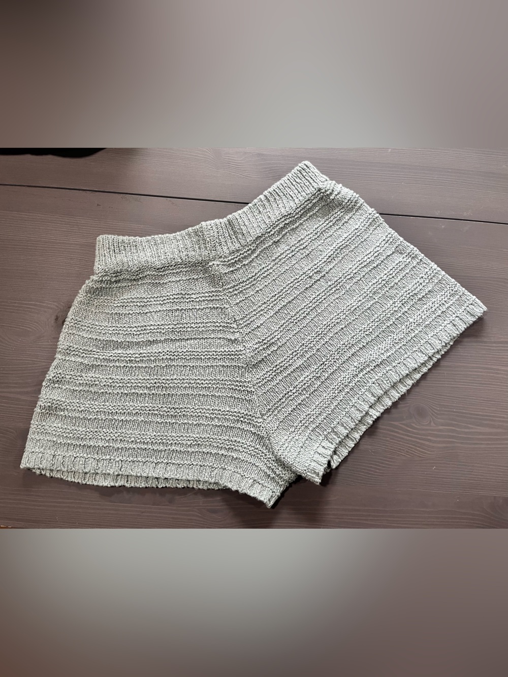 Wishlist Knit Shorts in Sage Green
